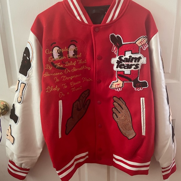 Saint Michael x Denim TearsSTADIUM JACKET (RED)